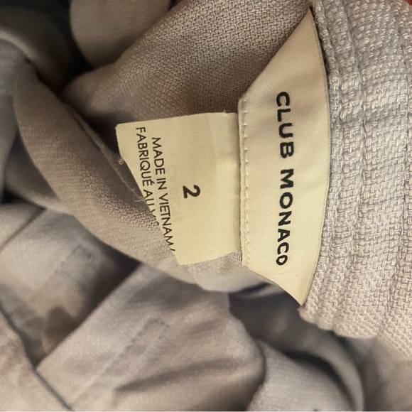 Club Monaco Lettee Button Flare Shorts - Picture 7 of 7